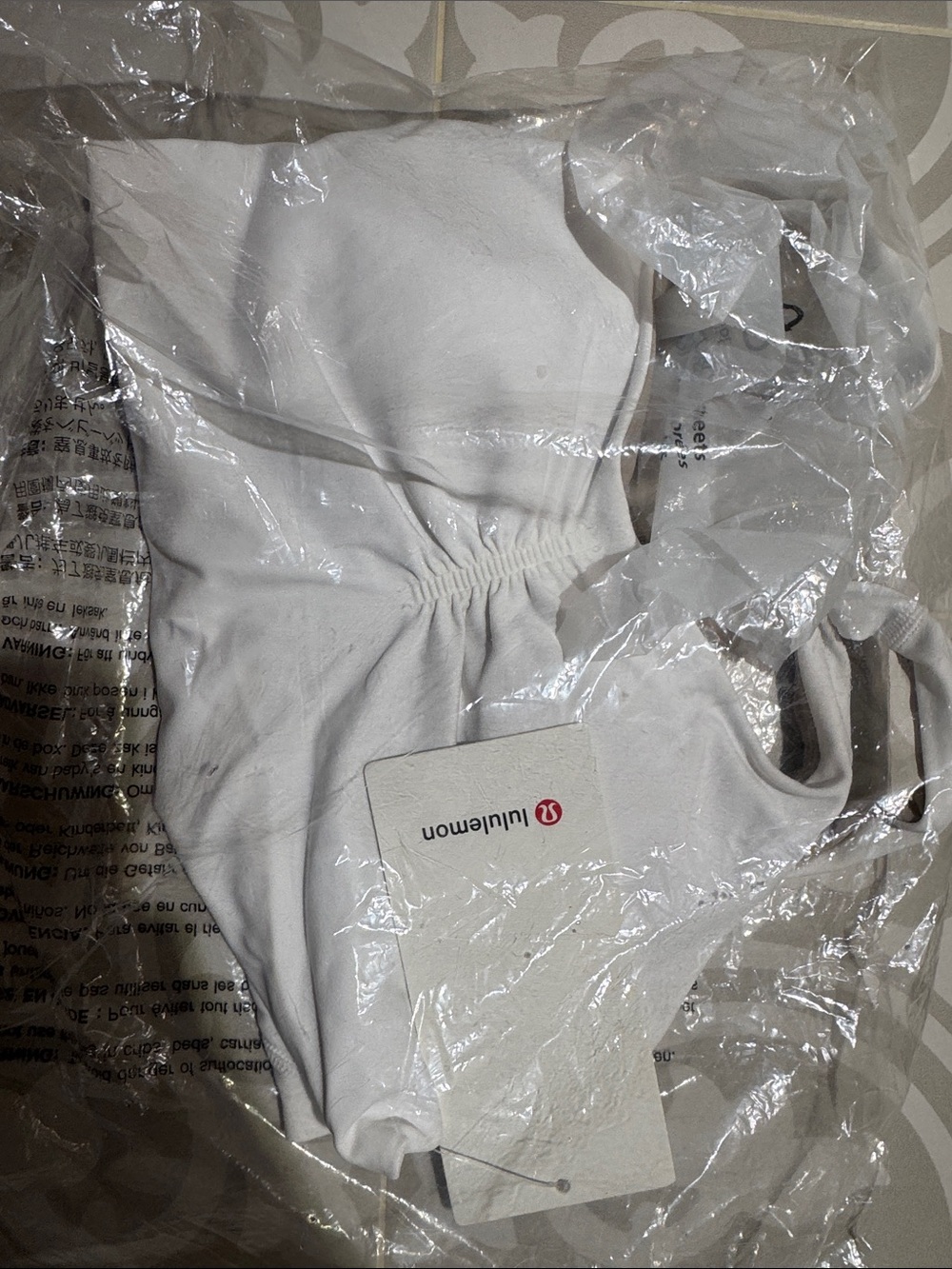 New lululemon athletica Align Tank Gathered Front Padded Sports Bra size 0